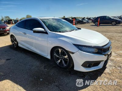 Czwarte zdjęcie samochodu z boku: 2018 HONDA CIVIC TOURING VIN:2HGFC3B95JH354285 - miniatura