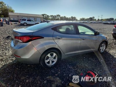 Trzecie zdjęcie samochodu z tyłu: 2014 HYUNDAI ELANTRA SE VIN:KMHDH4AE1EU089553 - miniatura