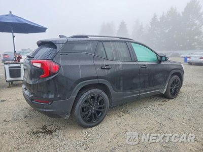 Trzecie zdjęcie samochodu z tyłu: 2022 GMC TERRAIN SLE VIN:3GKALTEVXNL216552 - miniatura