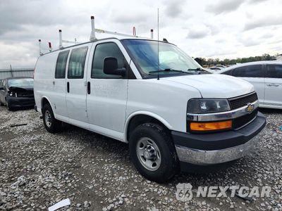 Czwarte zdjęcie samochodu z boku: 2021 CHEVROLET EXPRESS G3500 VIN:1GCZGGF75M1145521 - miniatura