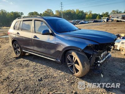 Czwarte zdjęcie samochodu z boku: 2021 BMW X7 XDRIVE40I VIN:5UXCW2C03M9G92664 - miniatura
