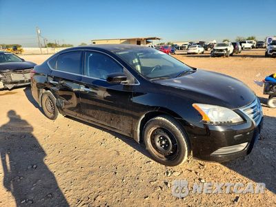 Czwarte zdjęcie samochodu z boku: 2015 NISSAN SENTRA S VIN:3N1AB7AP0FY373432 - miniatura