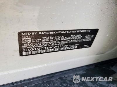 Zdjęcie 13 z 13 samochodu: 2017 BMW X5 SDRIVE35I VIN:5UXKR2C34H0W43526 - miniatura