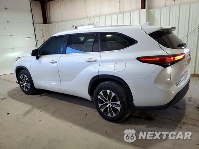 Drugie zdjęcie samochodu z przodu: 2023 TOYOTA HIGHLANDER XLE VIN:5TDKDRBH9PS022512 - miniatura
