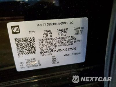 Zdjęcie 14 z 14 samochodu: 2023 BUICK ENCLAVE AVENIR VIN:5GAEVCKW5PJ212599 - miniatura