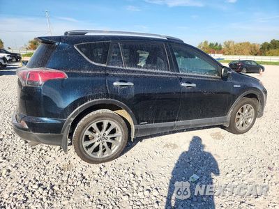 Trzecie zdjęcie samochodu z tyłu: 2018 TOYOTA RAV4 HV LIMITED VIN:JTMDJREVXJD193775 - miniatura