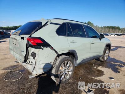 Trzecie zdjęcie samochodu z tyłu: 2019 TOYOTA RAV4 XLE PREMIUM VIN:2T3C1RFV6KC001445 - miniatura