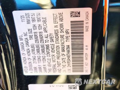 Zdjęcie 13 z 13 samochodu: 2026 HONDA CR-V EX VIN:2HKRS4H46TH447844 - miniatura