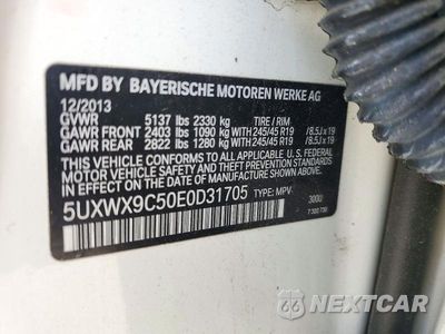 Zdjęcie 14 z 14 samochodu: 2014 BMW X3 XDRIVE28I VIN:5UXWX9C50E0D31705 - miniatura