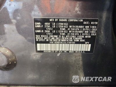 Zdjęcie 13 z 13 samochodu: 2020 SUBARU OUTBACK PREMIUM VIN:4S4BTACC5L3199184 - miniatura
