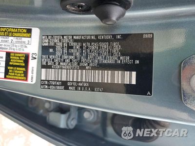 Zdjęcie 13 z 13 samochodu: 2009 TOYOTA VENZA FWD V6 VIN:4T3ZK11A69U017313 - miniatura