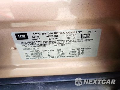 Zdjęcie 14 z 14 samochodu: 2018 BUICK ENCORE PREFERRED VIN:KL4CJASB4JB679902 - miniatura