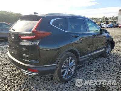 Trzecie zdjęcie samochodu z tyłu: 2021 HONDA CR-V TOURING VIN:7FART6H99ME032297 - miniatura