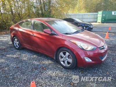 Czwarte zdjęcie samochodu z boku: 2013 HYUNDAI ELANTRA GLS VIN:5NPDH4AE8DH259971 - miniatura