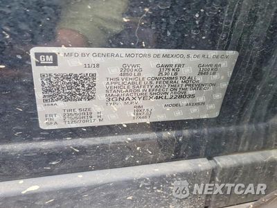 Zdjęcie 13 z 13 samochodu: 2019 CHEVROLET EQUINOX PREMIER VIN:3GNAXYEX4KL228035 - miniatura