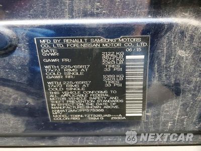 Zdjęcie 13 z 13 samochodu: 2015 NISSAN ROGUE SV VIN:KNMAT2MV7FP575368 - miniatura