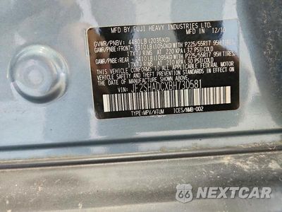 Zdjęcie 12 z 12 samochodu: 2011 SUBARU FORESTER 2.5X PREMIUM VIN:JF2SHADCXBH730581 - miniatura