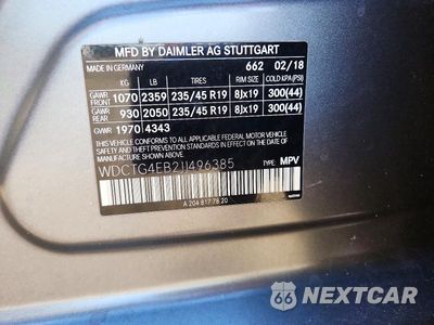 Zdjęcie 13 z 13 samochodu: 2018 MERCEDES-BENZ GLA 250 VIN:WDCTG4EB2JJ496385 - miniatura