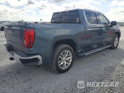 Trzecie zdjęcie samochodu z tyłu: 2020 GMC SIERRA C1500 SLT VIN:3GTP8DED3LG179757 - miniatura