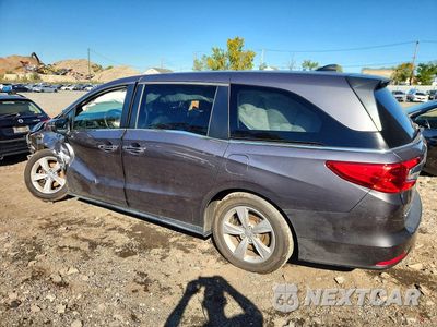 Drugie zdjęcie samochodu z przodu: 2020 HONDA ODYSSEY EXL VIN:5FNRL6H7XLB005571 - miniatura