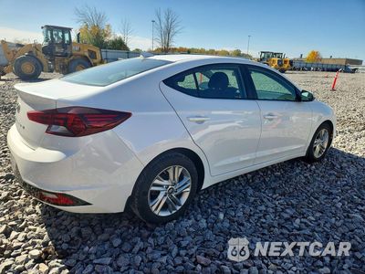 Trzecie zdjęcie samochodu z tyłu: 2020 HYUNDAI ELANTRA SEL VIN:5NPD84LF6LH532362 - miniatura