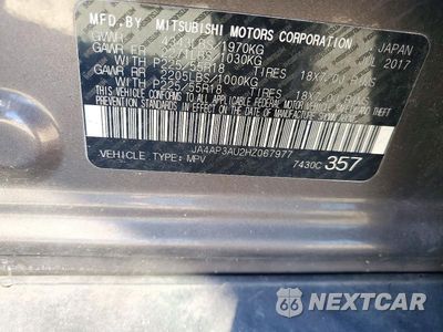 Zdjęcie 12 z 12 samochodu: 2017 MITSUBISHI OUTLANDER SPORT ES VIN:JA4AP3AU2HZ067977 - miniatura