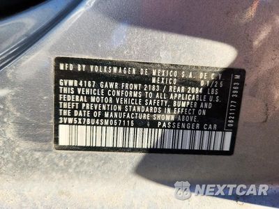 Zdjęcie 12 z 12 samochodu: 2025 VOLKSWAGEN JETTA S VIN:3VW5X7BU4SM057115 - miniatura
