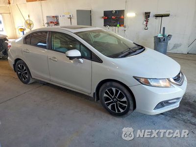 Czwarte zdjęcie samochodu z boku: 2015 HONDA CIVIC EX VIN:19XFB2F85FE024727 - miniatura