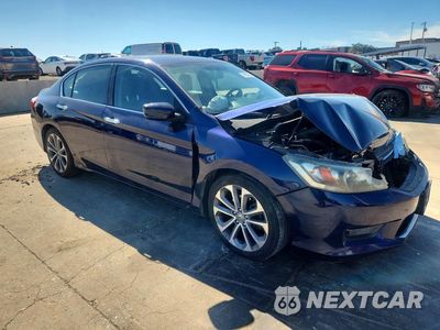 Czwarte zdjęcie samochodu z boku: 2014 HONDA ACCORD SPORT VIN:1HGCR2F57EA017687 - miniatura