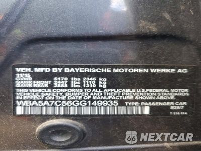 Zdjęcie 12 z 12 samochodu: 2016 BMW 528 XI VIN:WBA5A7C56GG149935 - miniatura
