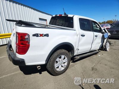 Trzecie zdjęcie samochodu z tyłu: 2021 FORD RANGER XL VIN:1FTER4FH6MLE04800 - miniatura