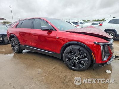 Czwarte zdjęcie samochodu z boku: 2024 CADILLAC LYRIQ SPORT VIN:1GYKPWRL9RZ129734 - miniatura