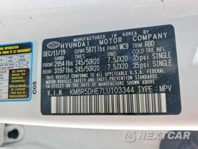 Zdjęcie 14 z 14 samochodu: 2020 HYUNDAI PALISADE LIMITED VIN:KM8R5DHE7LU103344 - miniatura
