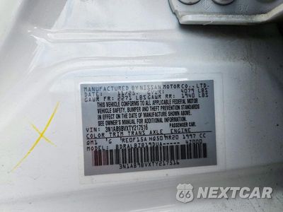 Zdjęcie 12 z 12 samochodu: 2026 NISSAN SENTRA S VIN:3N1AB9BVXTY217516 - miniatura