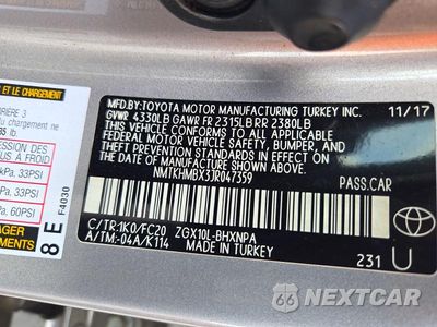 Zdjęcie 12 z 12 samochodu: 2018 TOYOTA C-HR XLE PREMIUM VIN:NMTKHMBX3JR047359 - miniatura