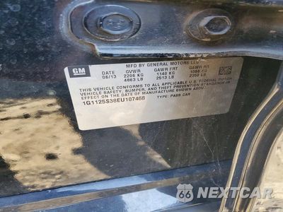 Zdjęcie 12 z 12 samochodu: 2014 CHEVROLET IMPALA LT VIN:1G1125S38EU107468 - miniatura