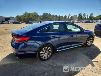 Trzecie zdjęcie samochodu z tyłu: 2017 HYUNDAI SONATA SPORT VIN:5NPE34AF7HH546591 - miniatura
