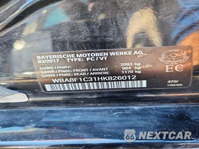 Zdjęcie 12 z 12 samochodu: 2017 BMW 328 D XDRIVE VIN:WBA8F1C31HK826012 - miniatura