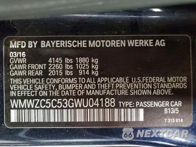 Zdjęcie 13 z 13 samochodu: 2016 MINI COOPER S COUNTRYMAN VIN:WMWZC5C53GWU04188 - miniatura