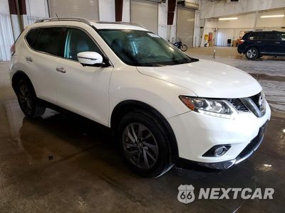 Czwarte zdjęcie samochodu z boku: 2016 NISSAN ROGUE SL VIN:5N1AT2MV1GC772587 - miniatura
