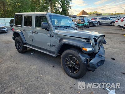 Czwarte zdjęcie samochodu z boku: 2022 JEEP WRANGLER UNLIMITED SPORT VIN:1C4HJXDNXNW149695 - miniatura