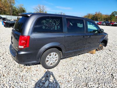 Trzecie zdjęcie samochodu z tyłu: 2017 DODGE GRAND CARAVAN SE VIN:2C4RDGBG0HR754225 - miniatura