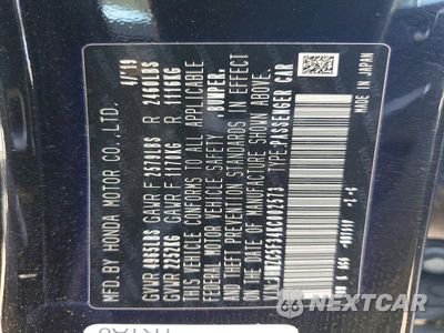 Zdjęcie 13 z 13 samochodu: 2019 HONDA CLARITY TOURING VIN:JHMZC5F34KC002573 - miniatura