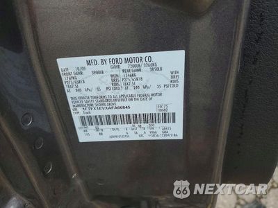 Zdjęcie 12 z 12 samochodu: 2010 FORD F150 SUPER CAB VIN:1FTFX1EVXAFA66845 - miniatura