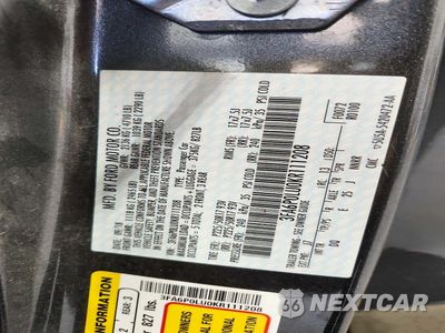Zdjęcie 12 z 12 samochodu: 2019 FORD FUSION SE VIN:3FA6P0LU0KR111208 - miniatura