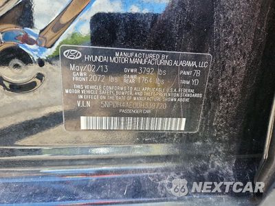 Zdjęcie 12 z 12 samochodu: 2013 HYUNDAI ELANTRA GLS VIN:5NPDH4AE0DH339720 - miniatura