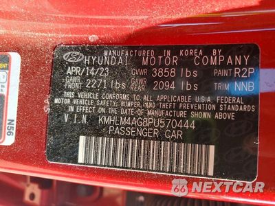 Zdjęcie 12 z 12 samochodu: 2023 HYUNDAI ELANTRA SEL VIN:KMHLM4AG8PU570444 - miniatura