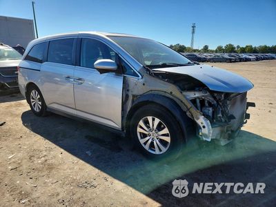 Czwarte zdjęcie samochodu z boku: 2014 HONDA ODYSSEY EXL VIN:5FNRL5H64EB058044 - miniatura