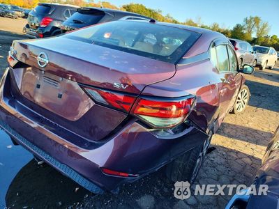 Trzecie zdjęcie samochodu z tyłu: 2020 NISSAN SENTRA SV VIN:3N1AB8CV1LY208888 - miniatura
