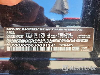 Zdjęcie 13 z 13 samochodu: 2018 BMW X6 SDRIVE35I VIN:5UXKU0C56J0G81241 - miniatura